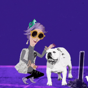 Illustration animation Music Video Grundhass Königin vom Kotti