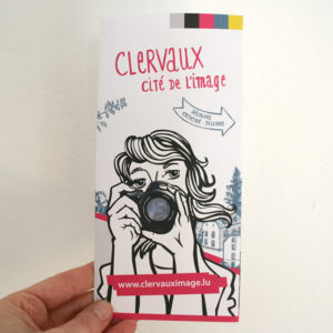 flyergestaltung für clervaux cite de l'image