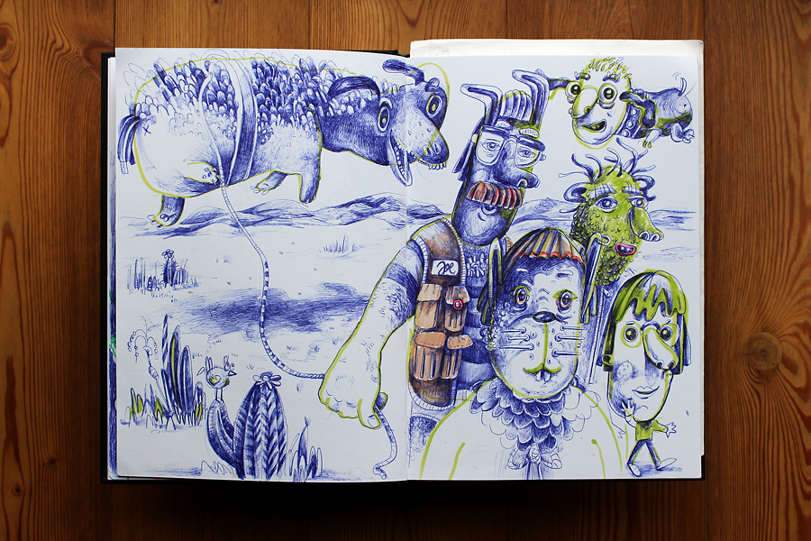 Skizzenbuchzeit Sketchbook Diana Köhne