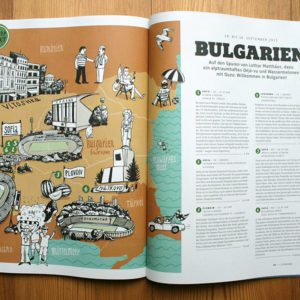 Illustration Länderpunkt Bulgarien