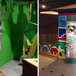 Illustrierte Infotafeln für das Kindermuseum mondomio