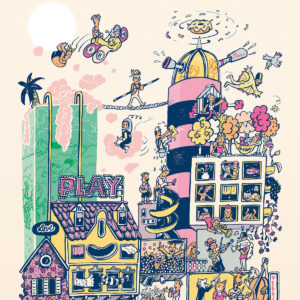 poster play dare dream love