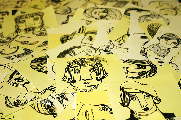 Post-It-Characters