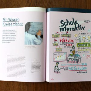Illustration Deutsche Telekom Stiftung Schule interaktiv